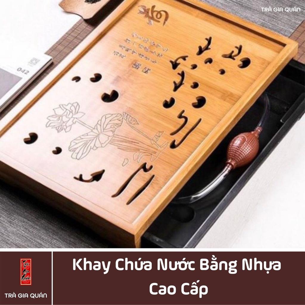 Khay Trà Tre Cao Cấp Chữ Nhật Lớn Kích Thước 52*32*5 KT 38