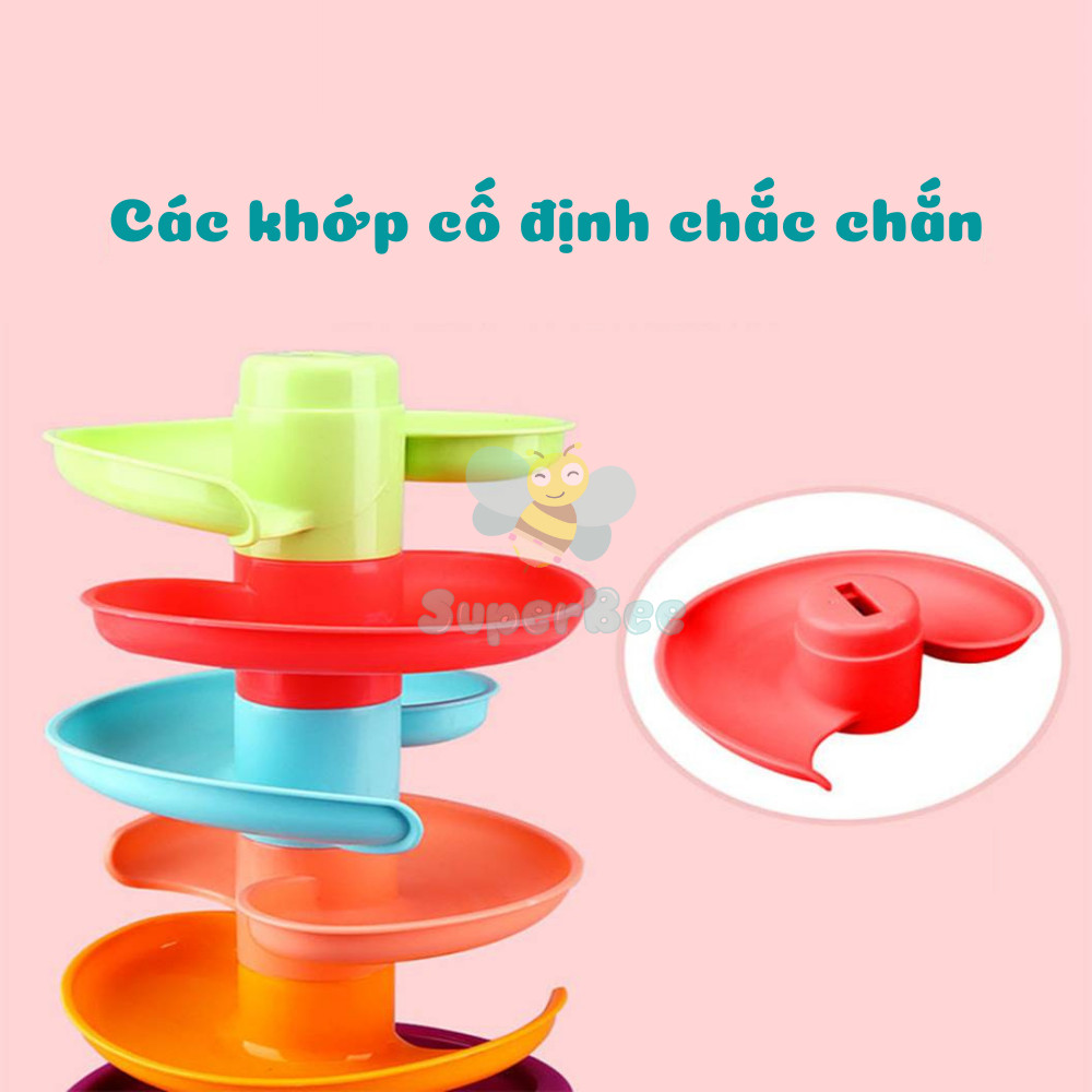 Đồ Chơi Bóng Rổ 8 Tầng 2 in 1 Cao Cấp Cho Bé Thỏa Sức Vui Chơi