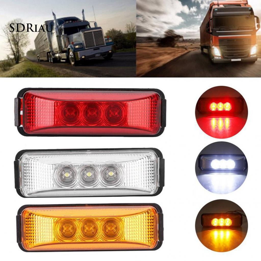 STURDY Đèn 3 Bóng Led 3 Màu Gắn Hông Xe Tải