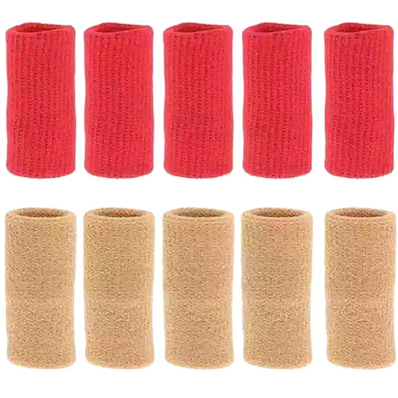 10 % tay áo thể thao tay áo Viêm khớp hỗ trợ ngón tay bảo vệ bóng rổ ngoài trời Badminton Bóng chuyền Bóng chuyền Bảo vệ ngón tay Color: multi