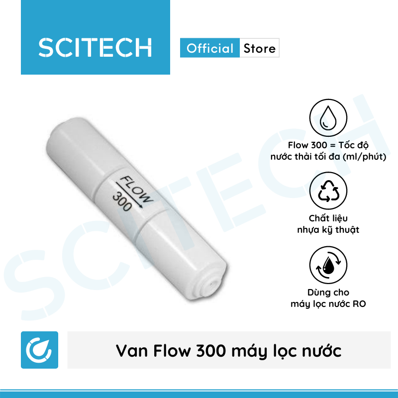 Van nước thải, van Flow máy lọc nước - Hàng chính hãng