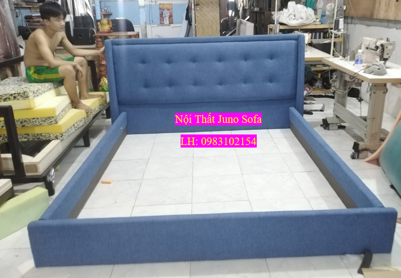 Giường ngủ Juno Sofa bọc nệm Chất Lượng