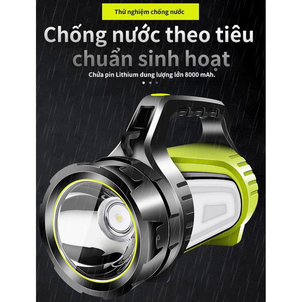 Đèn Pin LED trợ sáng chuyên dụng du lich chiếu xa diện rộng 1200m