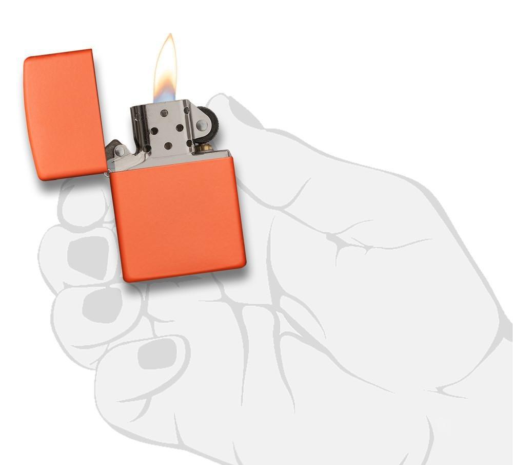 Bật Lửa Zippo Orange Matte 231