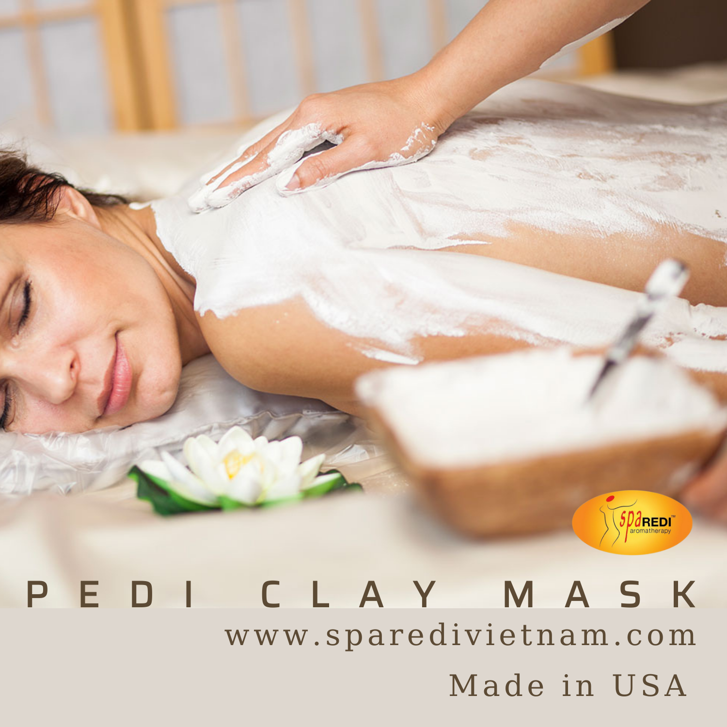 Măt nạ đất sét Pedi Clay Mask mùi Cam 474 ml