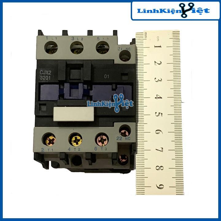 Khởi động từ contactor CJX2 380V 32A vỏ chống cháy, công suất lớn