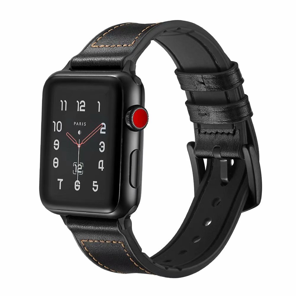dây da dành cho đồng hồ Apple Watch chất liệu da bò thật cao cấp mẫu 01