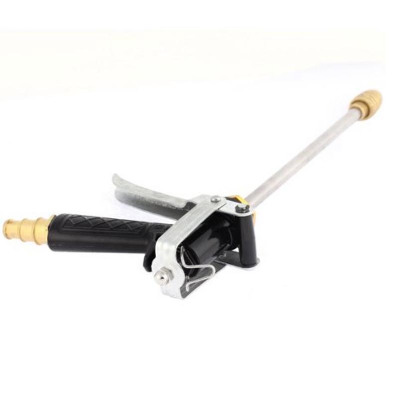 ️ Bộ dây và vòi xịt tăng áp lực nước 300% rửa xe tưới cây 318498 - dây trắng - nối xanh