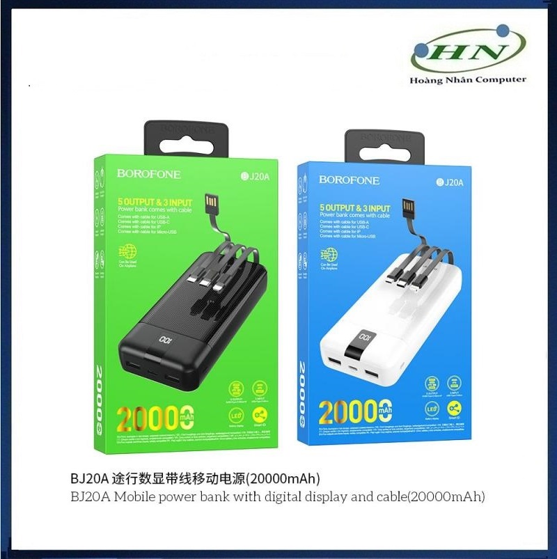 PIN SẠC DỰ PHÒNG BJ20A 20000MAH - HN