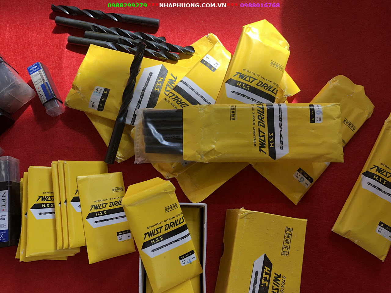 COMBO 10 Mũi Khoan Đen Ø6 - Ø9,5