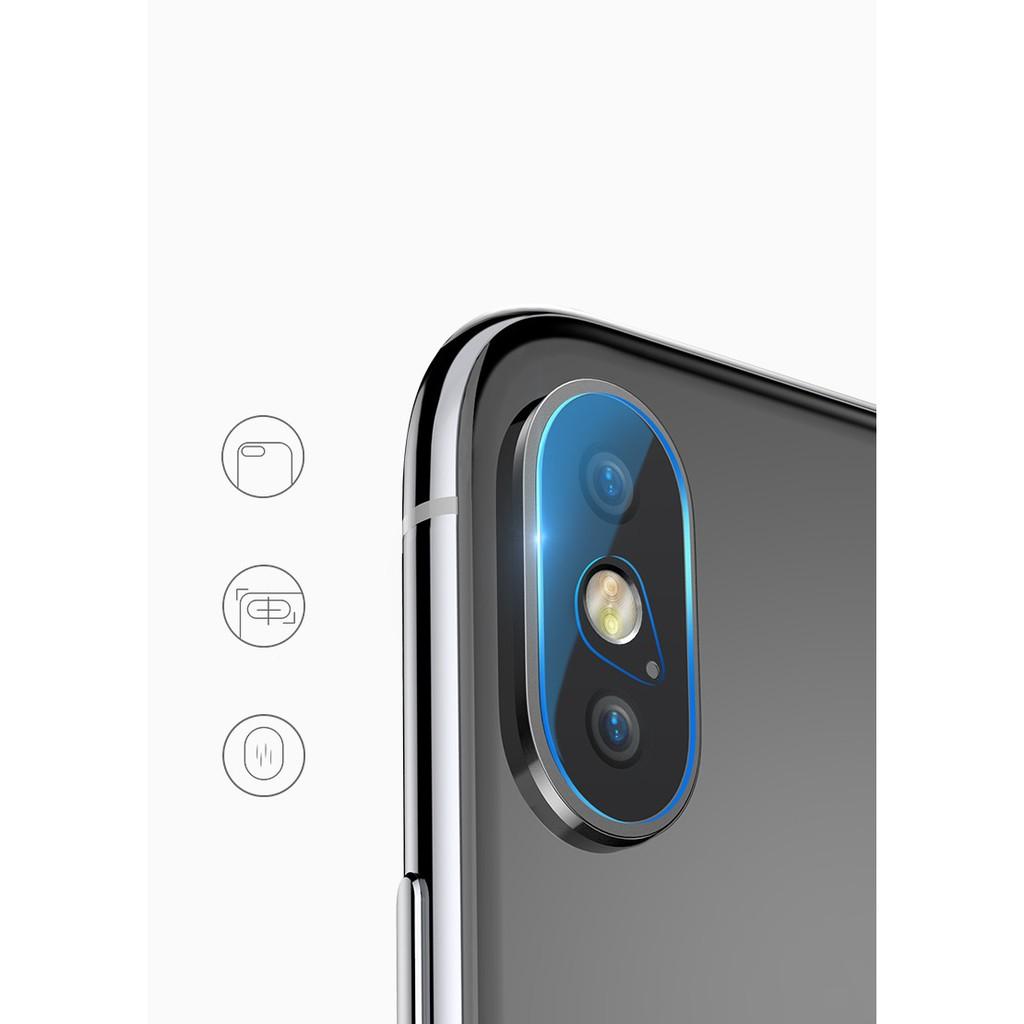 Kính cường lực cho camera Ip Xs Max 6.5 dầy 0.2mm trong suốt hàng chính hãng Baseus