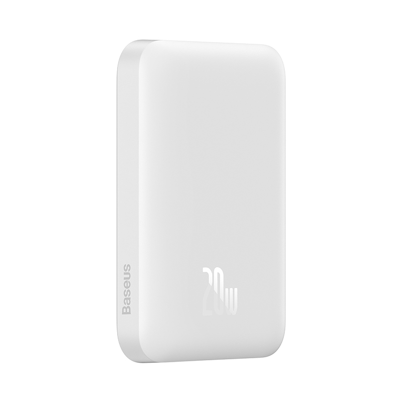 Pin Sạc Dự Phòng Không Dây OS-Baseus Magnetic Mini Wireless Fast Charge Power Bank 2022 (20W, Kèm dây C to C 30cm) (Hàng chính hãng)