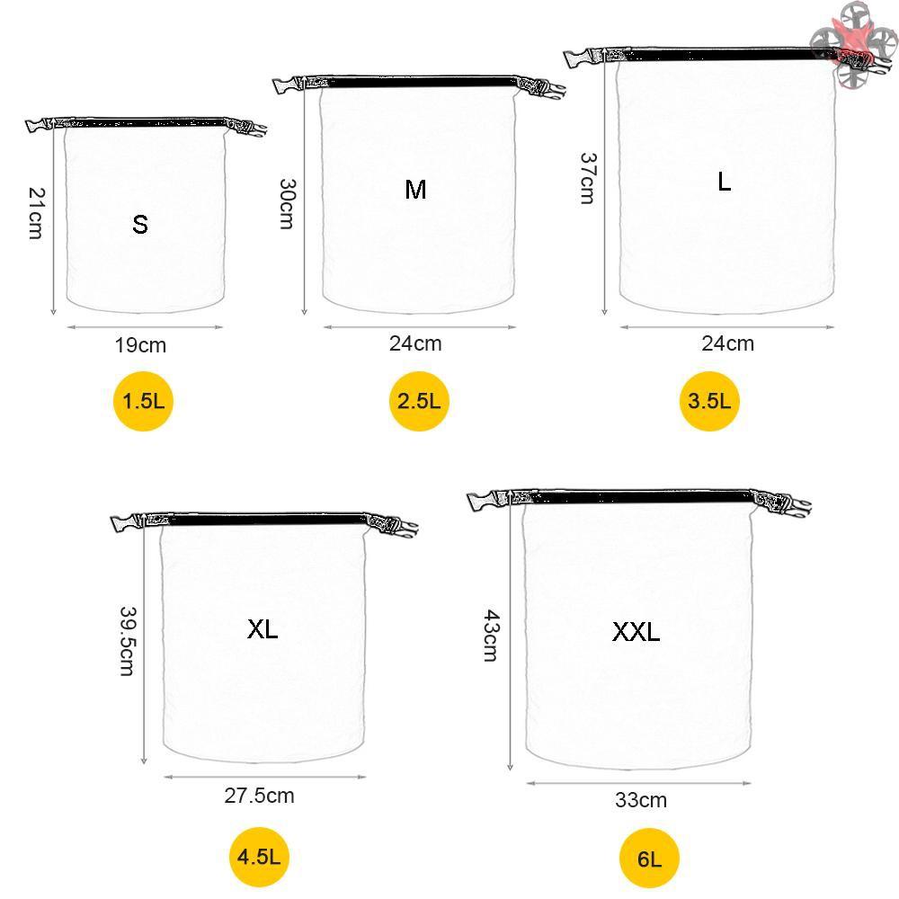 Set 5 Túi Đựng Đồ Khô Chống Thấm Nước Tiện Dụng Chất Lượng Cao