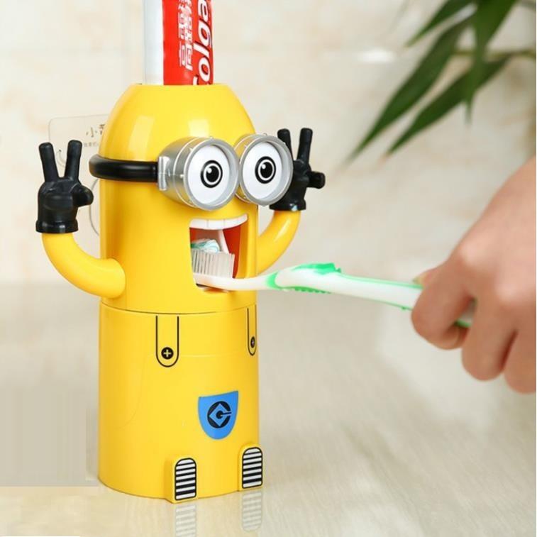 BỘ NHẢ KEM ĐÁNH RĂNG MINION SIÊU CUTE, DỄ THƯƠNG - Gutyhome