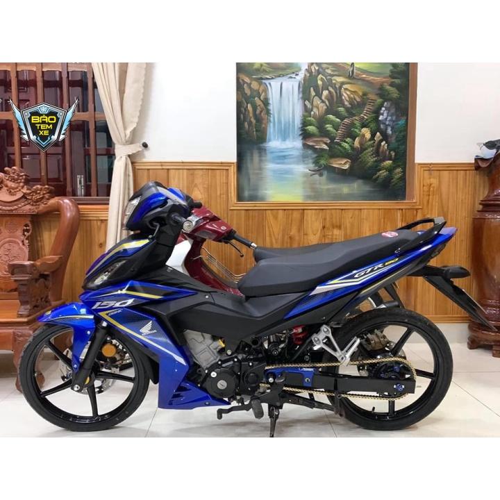 Tem rời dán xe winner 150 dán xe xanh