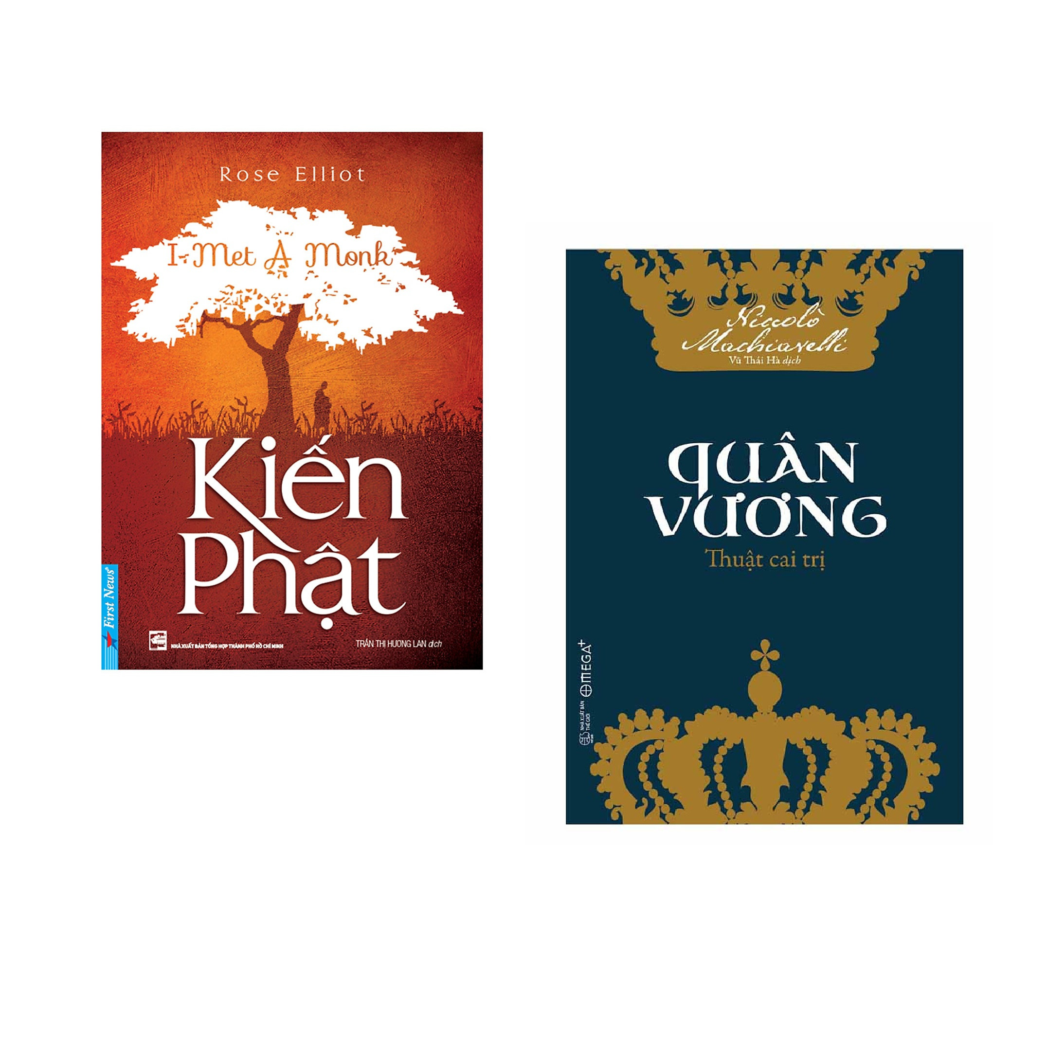 Combo 2 cuốn sách: Kiến Phật + Quân Vương Thuật Cai Trị