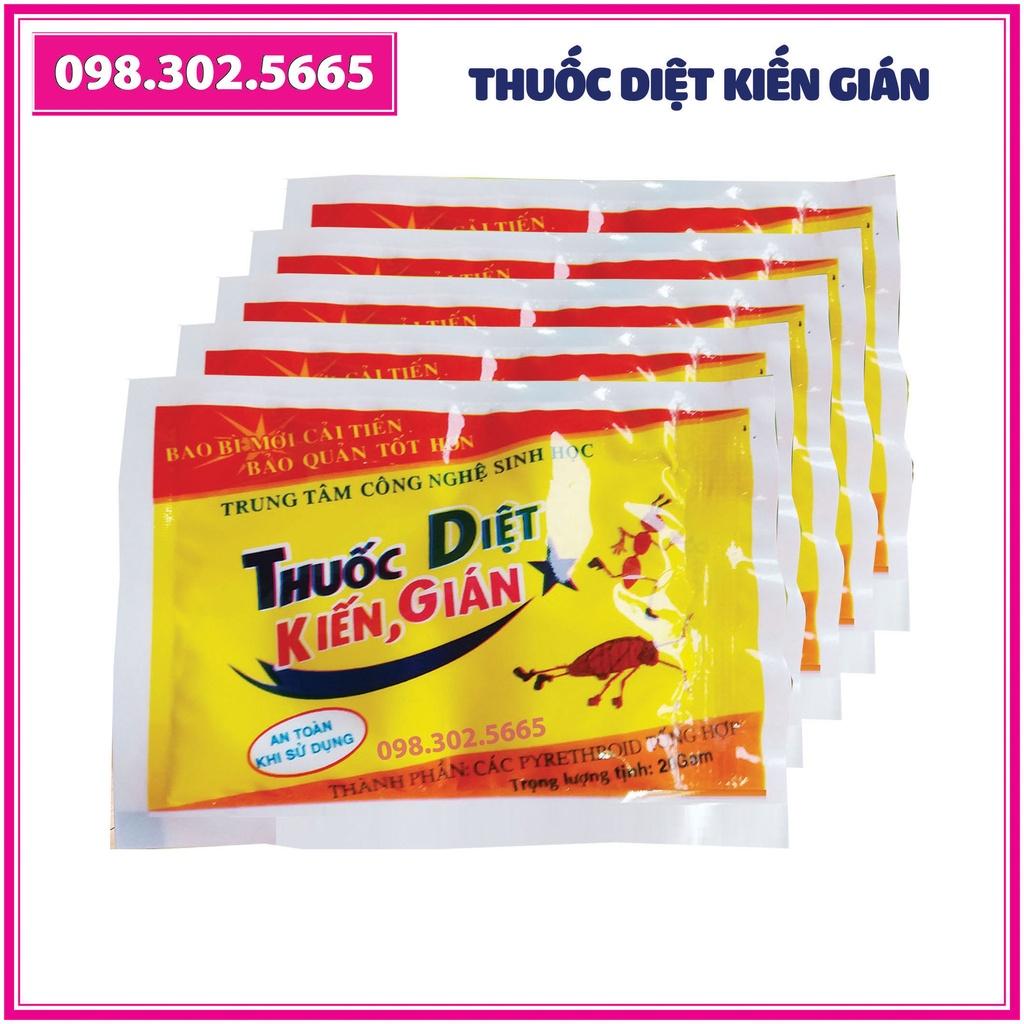 10 gói Chế phẩm sinh học diệt kiến, gián - Chuyên diệt kiến, ruồi, gián, bọ chét, rệp giường...
