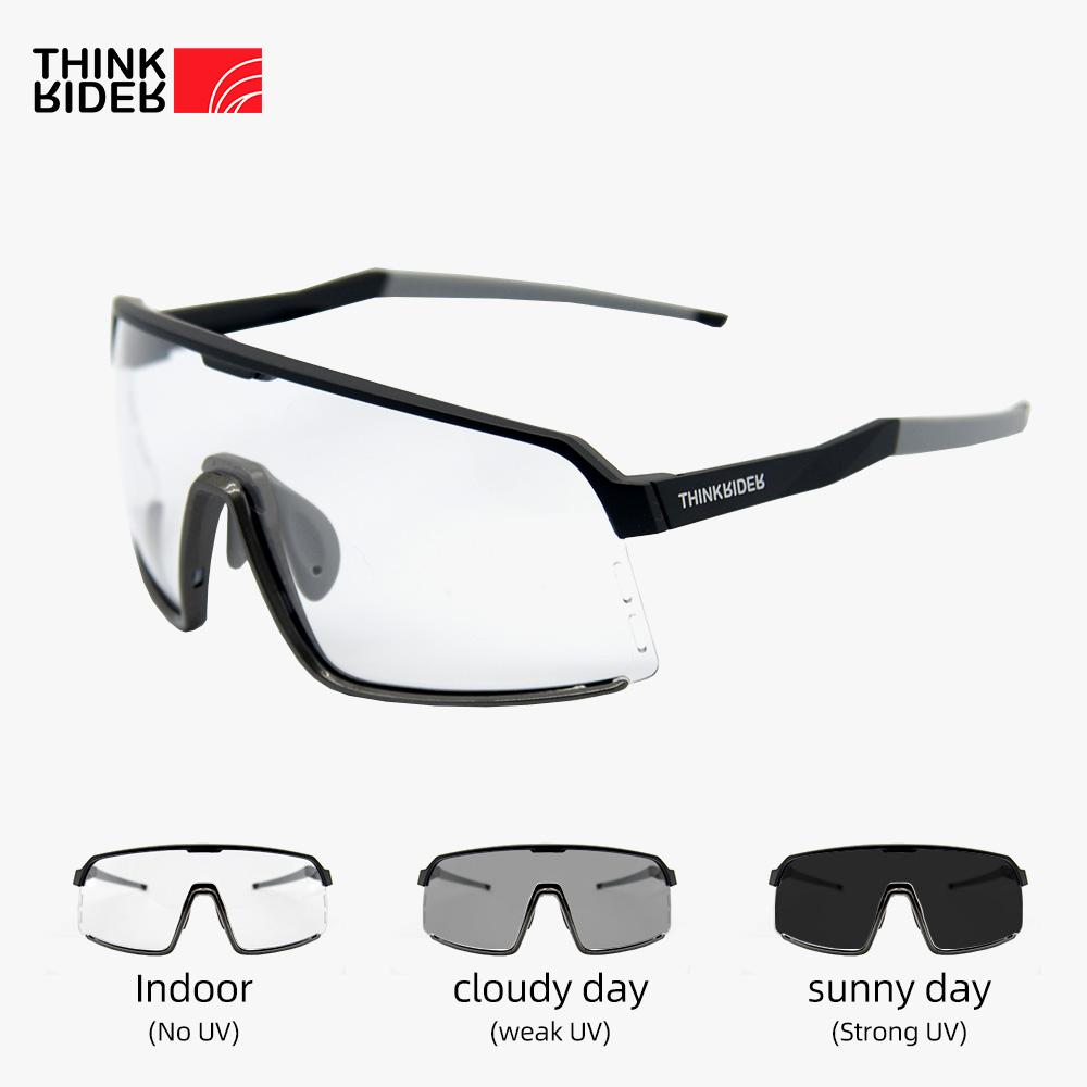 ThinkRider Bike Photochromic Kính Đi Xe Đạp Kính Xe Đạp Thể Thao Kính Mát Nam MTB Đường Đi Xe Đạp Kính Mắt Bảo Vệ Kính Color: XQ610