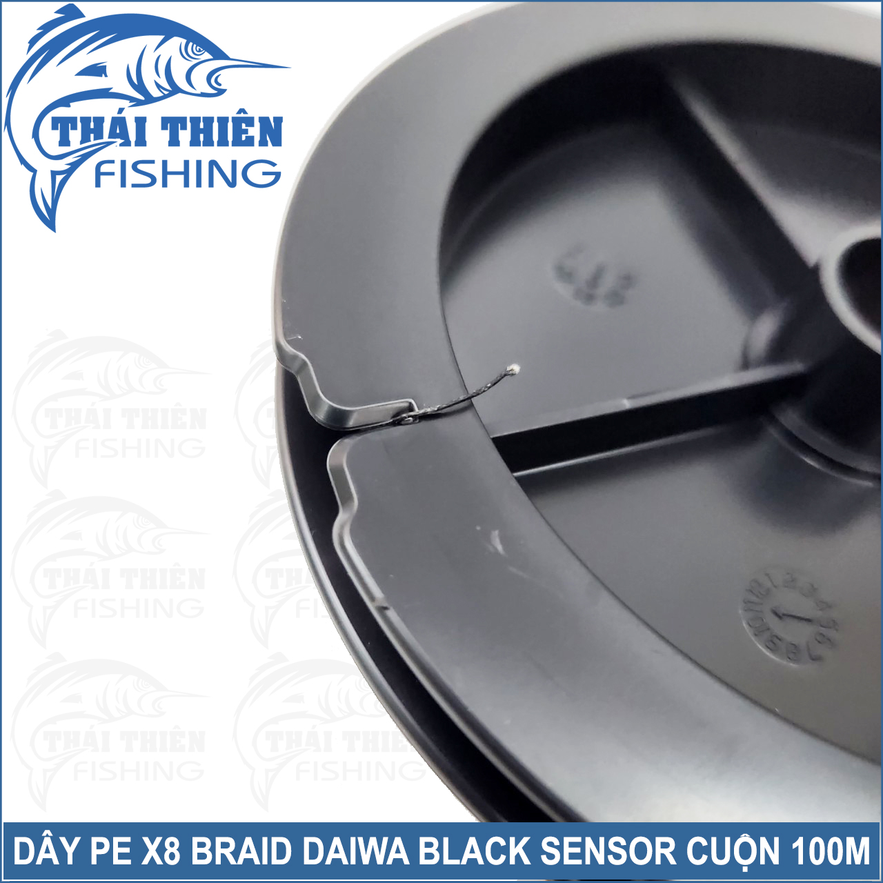 Dây Câu Lure Pe Braid X8 Daiwa Black Sensor Cuộn Dài 100m Nối Liền Màu Đen