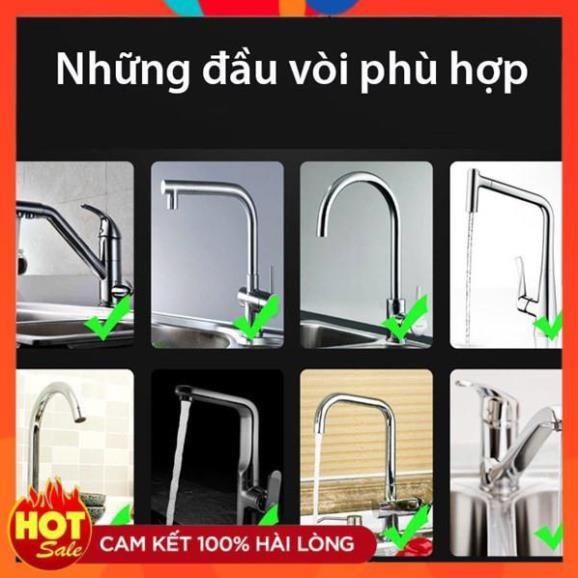 BigSale/ Đầu Vòi Xịt Nước Tăng Áp Cho Vòi Bồn Rửa - Dây dài /LH online