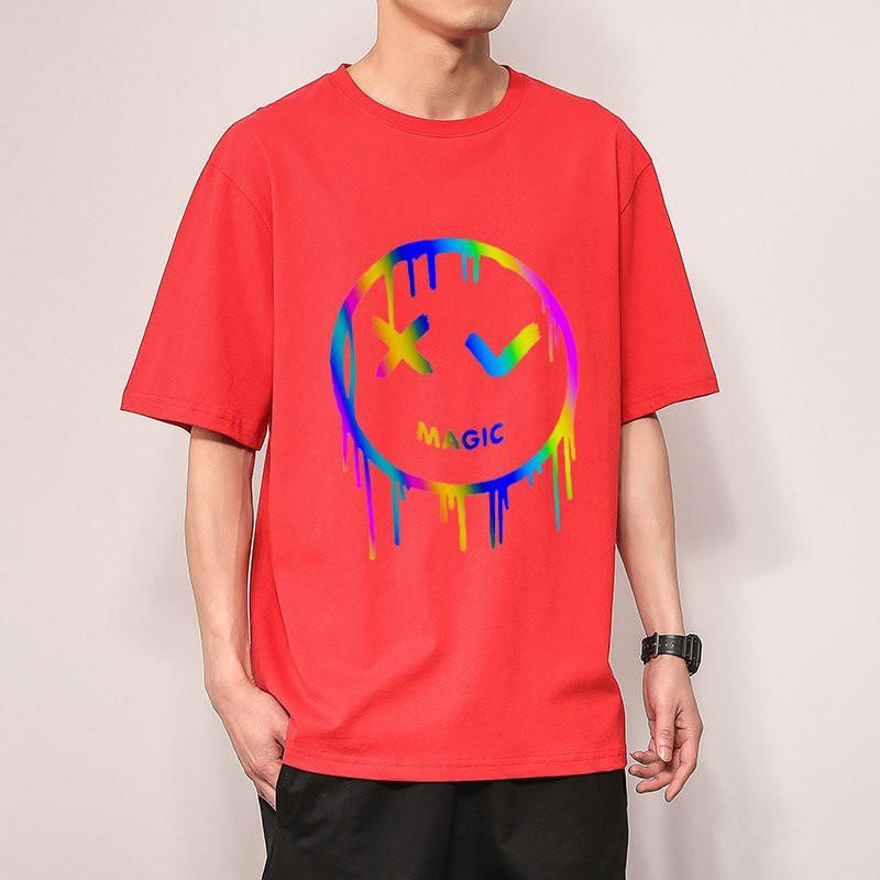 Áo Thun Phản Quang Icon Tròn Magic PQ85 Unisex Tay Lỡ - Big Size
