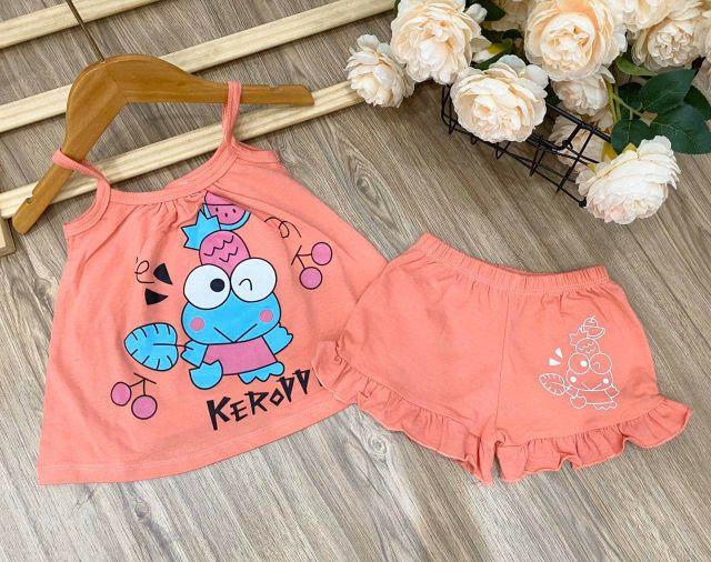 Bộ áo dây quần đùi bé gái siêu cưng- Đồ bộ trẻ em