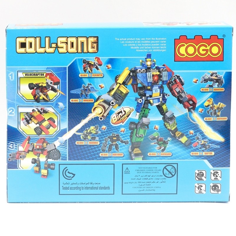 Đồ chơi lắp ráp Cogo robot 3in1 4841
