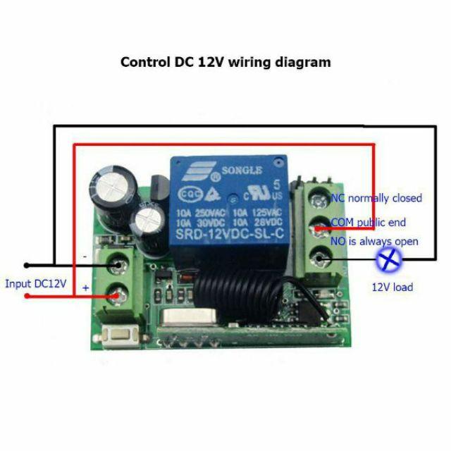 BỘ REMOTE TỪ XA 12VDC 315MHZ