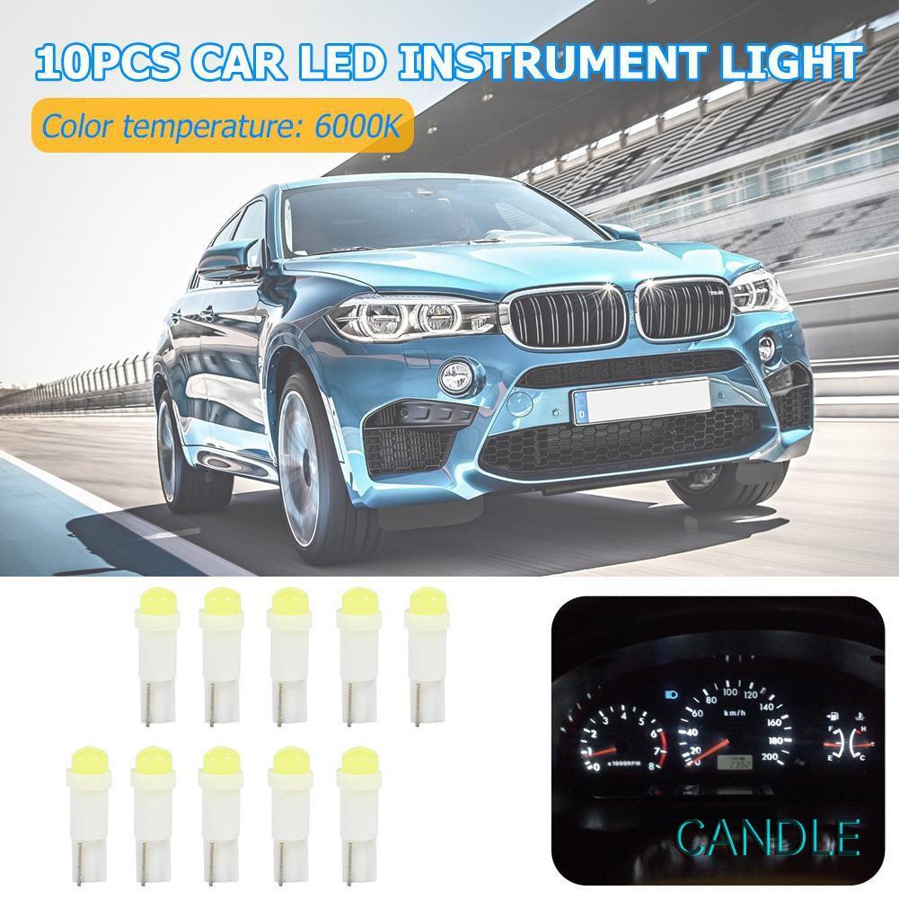 10 Bóng Đèn Led T5 3d Cob Cho Xe Hơi