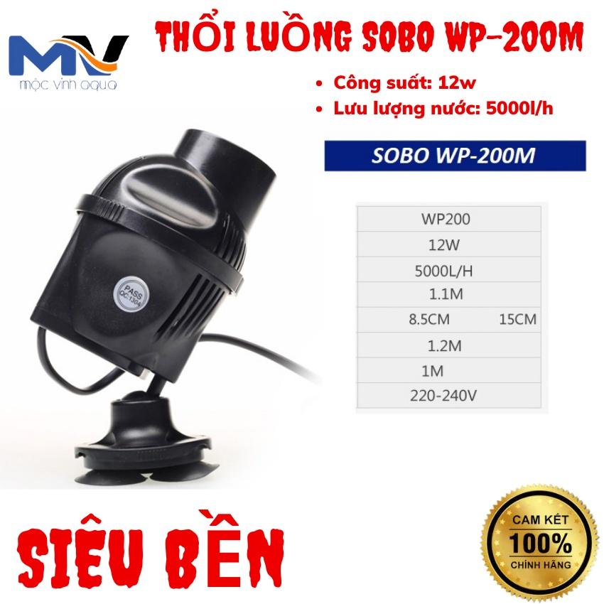 MÁY THỔI LUỒNG HỒ CÁ SOBO WP-200M | CỬA HÀNG CÁ CẢNH VÀ THIẾT BỊ LỌC NƯỚC HỒ CÁ MỘC VINH AQUA