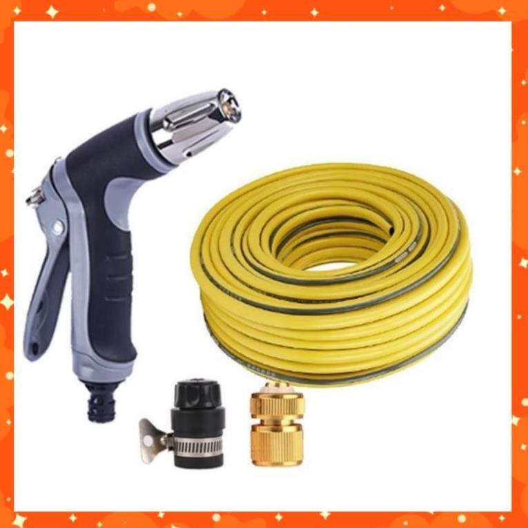 Bộ dây và vòi xịt tăng áp rửa xe tưới cây 15M 206817