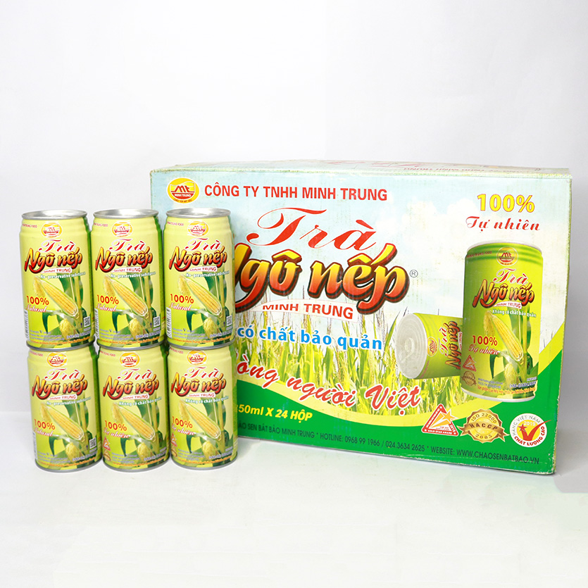 Nước trái cây tươi Minh Trung 250ml (thùng 24 lon - Nước Trái Cây 24)