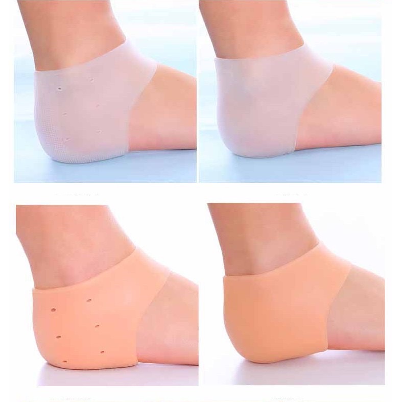 Sét 2 miếng lót gót chân cao su mềm cho nam và nữ ,bảo vệ gót chân ,cổ chân ,chống nứt gót , khi mang giày 