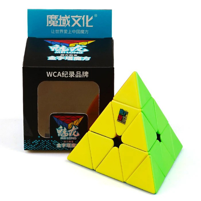 Rubik Tam Giác Pyraminx 3x3 Cao Cấp - Tặng Đế Kê Rubik Siêu Xịn