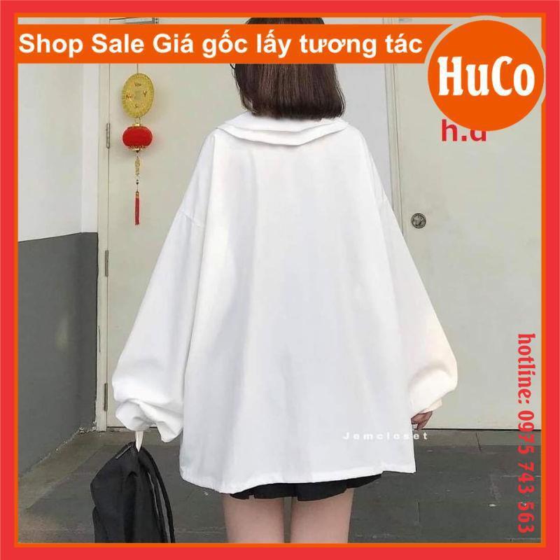 ÁO SƠ MI trắng babydoll cổ bẻ thắt nơ ,tay bồng cánh rơi chuẩn ảnh form thụng chất thô mềm freesize dễ mặc