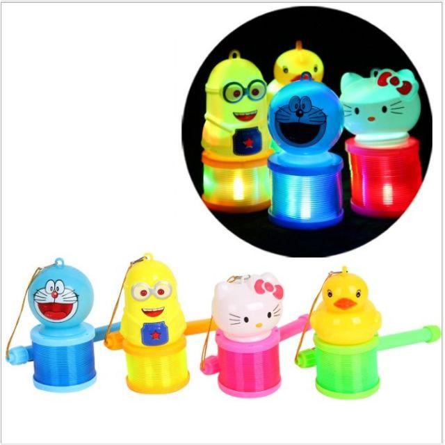 Đồ chơi hoạt hình lò xo phát sáng dễ thương