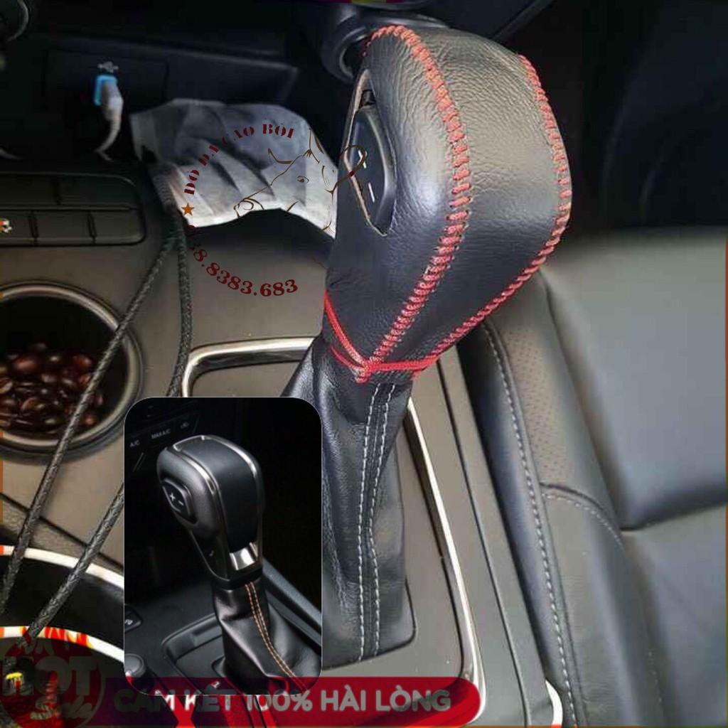 Bọc Cần Số, Tay Phanh Dành Cho  xe FORD Ranger Wildtrak Birtubo, Everest Số Tự Động 2018-2022. Da Bò Nhiều Màu Sắc