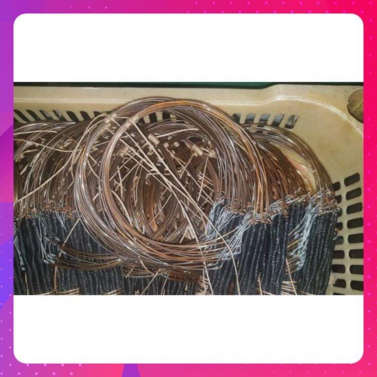 1 bộ giò cỏ khô 20 vòng dài 2 mét, bẫy cúm núm , gà đồng , làm từ cước nhật,khoen đồng,mua về là sử dụng