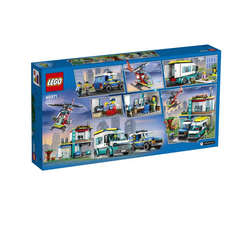 Đồ Chơi Lắp Ráp LEGO City Trụ Sở Cứu Hộ Khẩn Cấp 60371 (706 chi tiết)