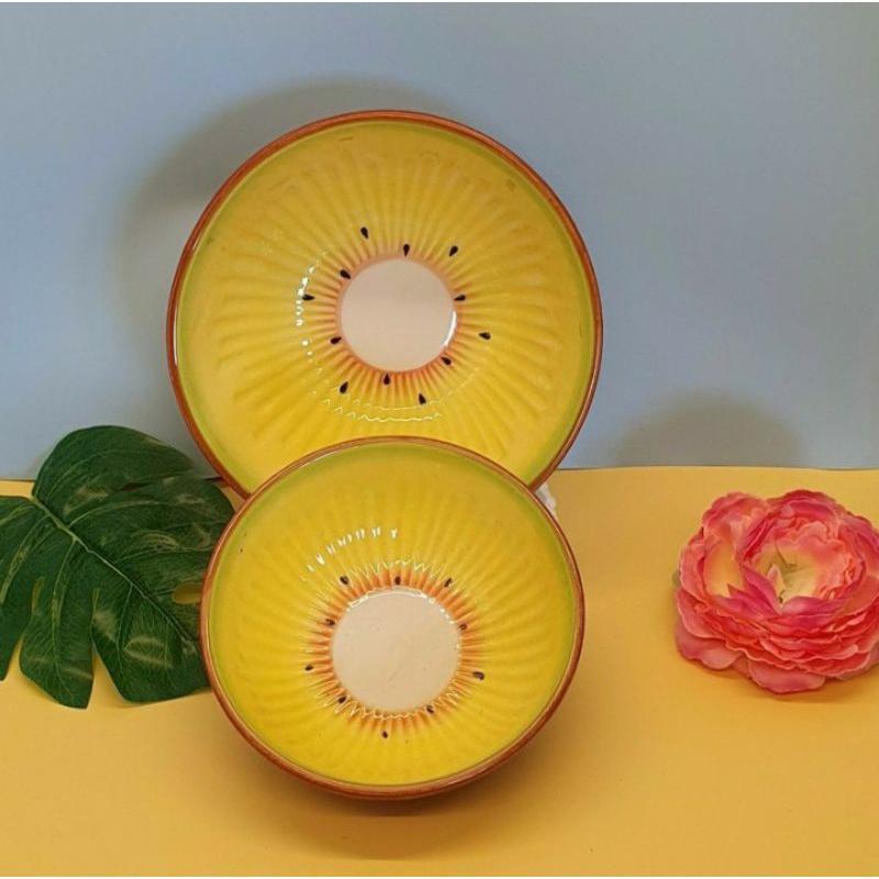 Bát / Tô / Chén Vẽ Tay Gốm Sứ Sáng Tạo Trái Cây Ăn Gia Đình Dễ Thương / Decor / Trang Trí