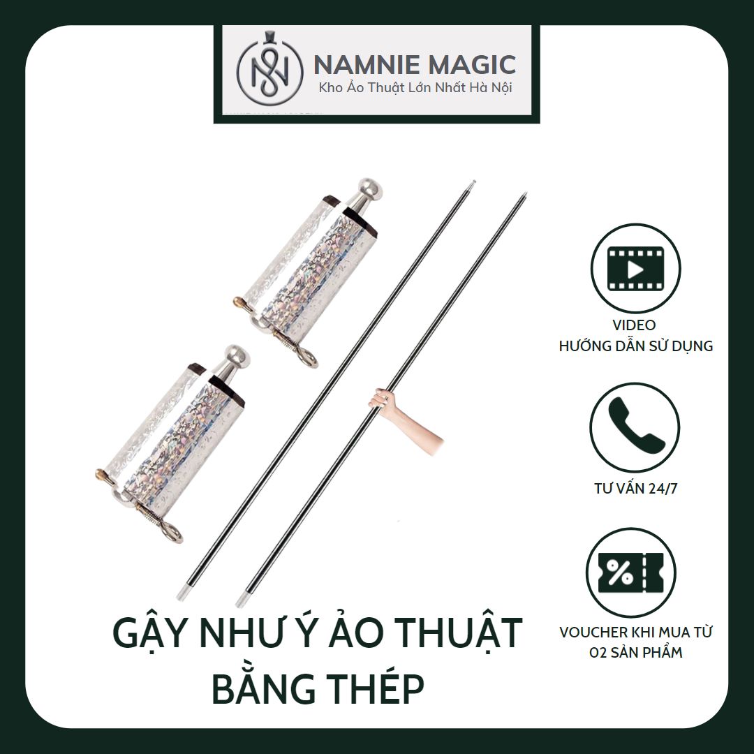 Gậy Ảo Thuật Bỏ Túi Bằng Thép | Gậy Như Ý Ảo Thuật