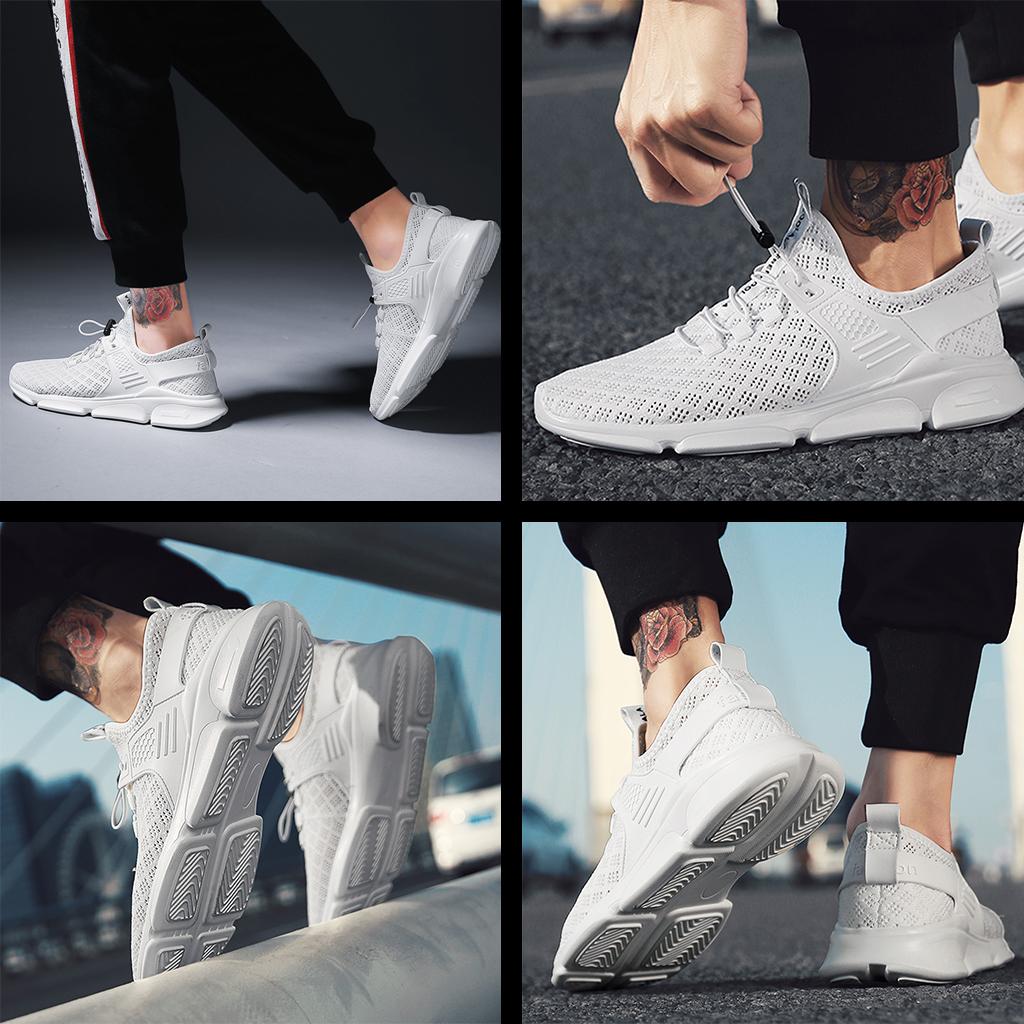 Men’s Breathable Mesh Sneakers Light-weight Casual Sports Shoes