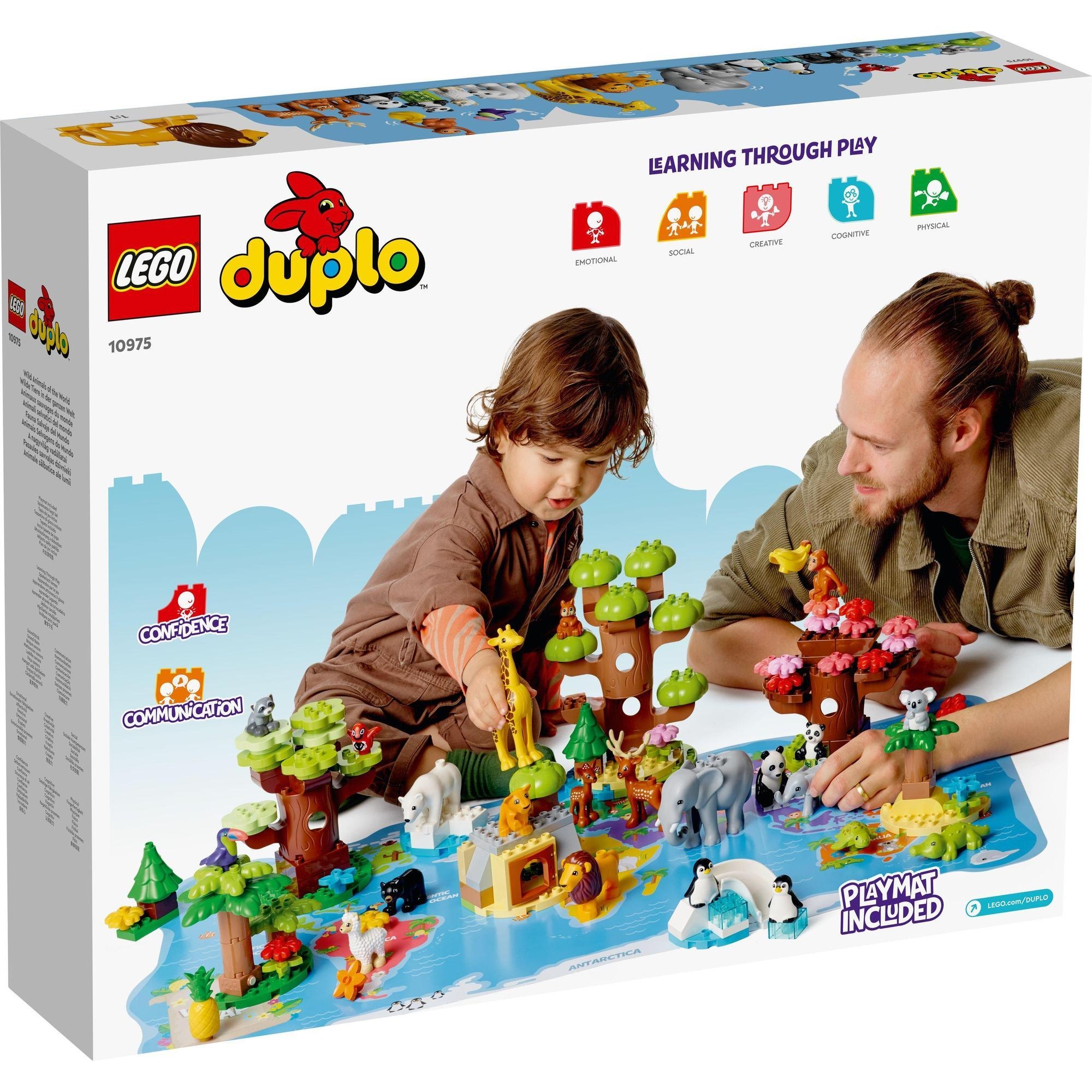 LEGO DUPLO 10975 Khám phá thế giới động vật hoang dã (142 chi tiết)