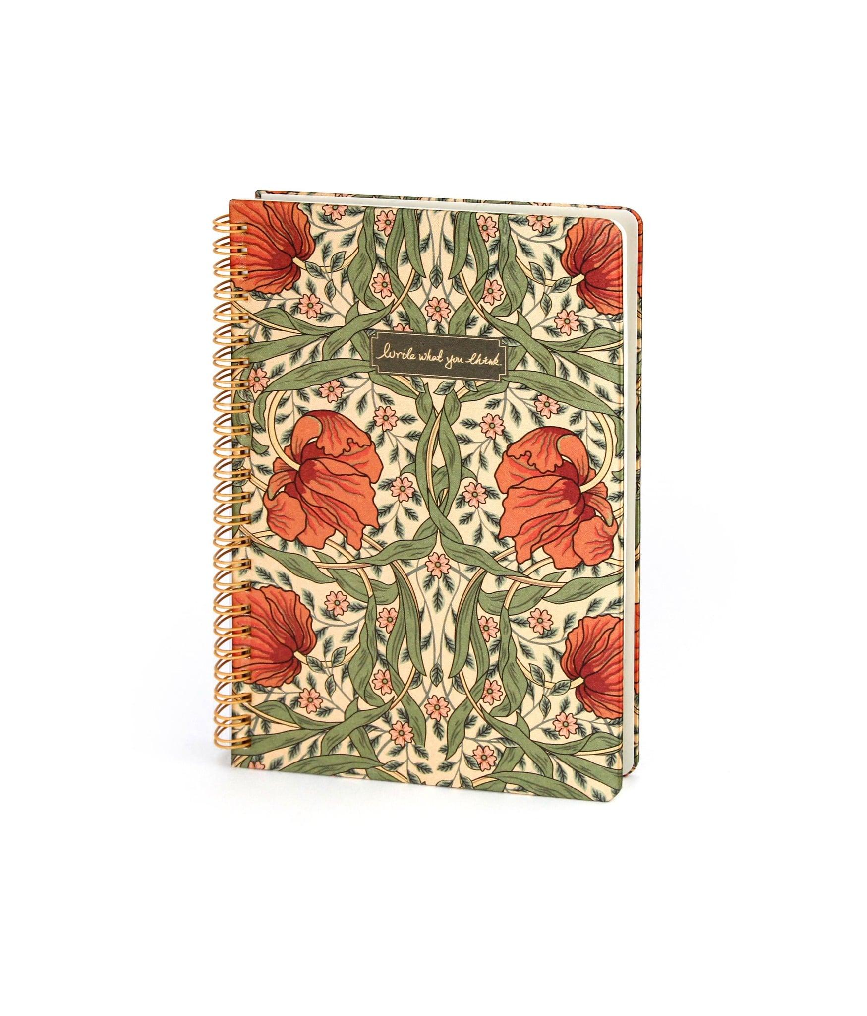 Wetlote Sổ Lò Xo Hoa A5 160Tr - XANH WJA5X724