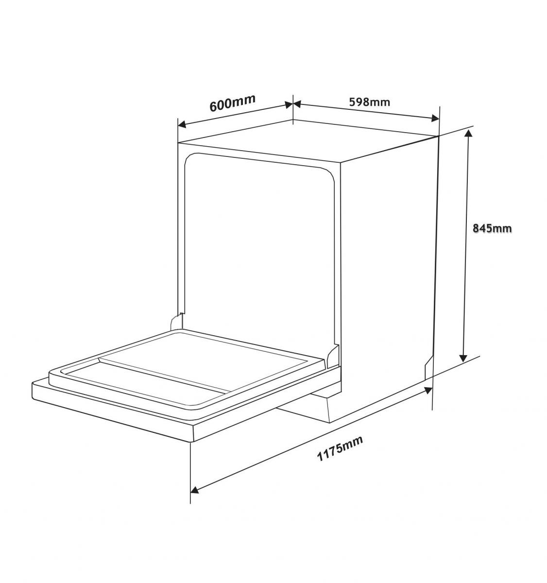 MÁY RỬA BÁT ARBER ABMRB15-IND - HÀNG CHÍNH HÃNG