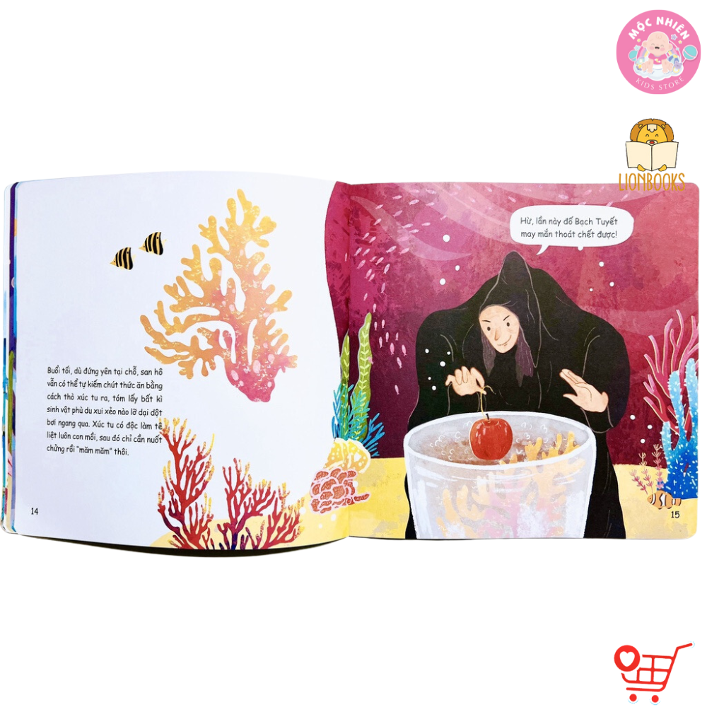 Sách thiếu nhi - Bật Mí Tí Ti - Thế Giới Diệu Kì - Rùa Biển San Hô - LionBooks