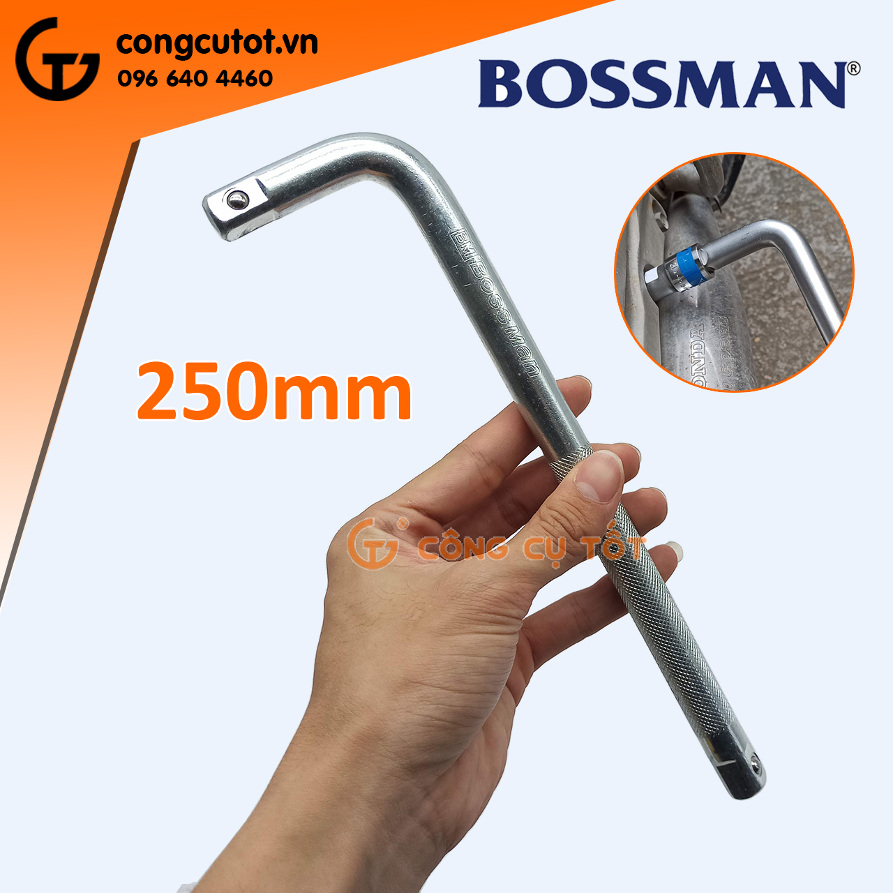 Cần xiết chữ L 1/2 250mm