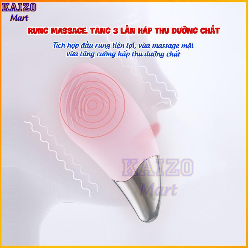 Máy rửa mặt Kaizo Mart công nghệ mới TẶNG QUẤN ĐẦU - BH 06 THÁNG – Rửa mặt – Massage nâng cơ hiệu quả