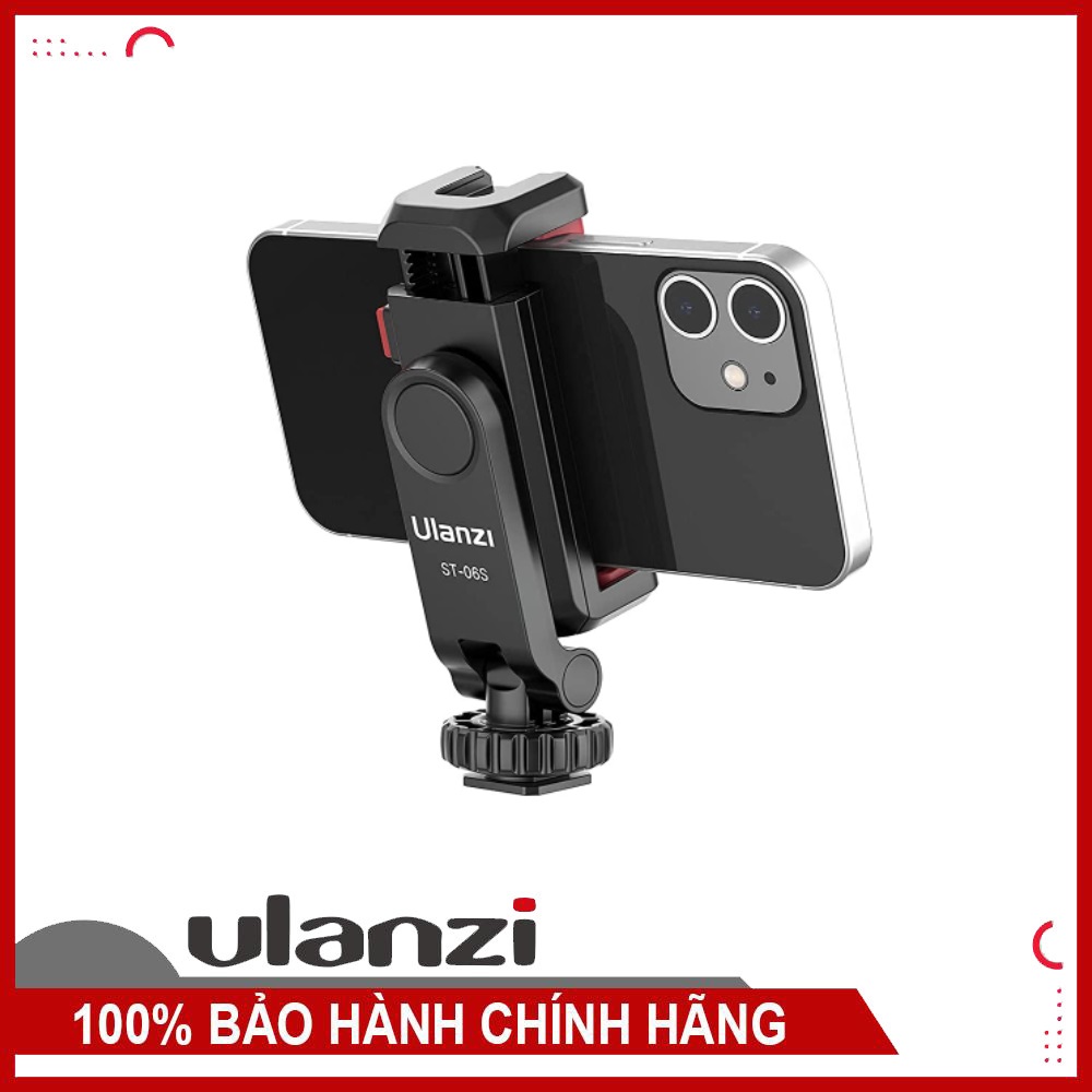 ULANZI ST-06S - HÀNG CHÍNH HÃNG - Ngàm kẹp điện thoại xoay 360 độ