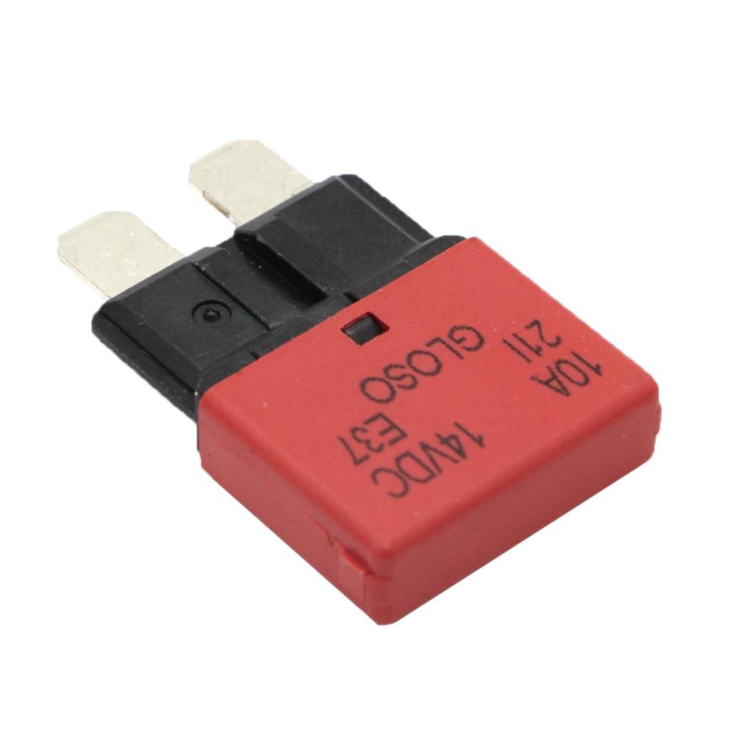 10A Fuse Circuit Breaker Automatic Reset Trip Function  Fuse Housing